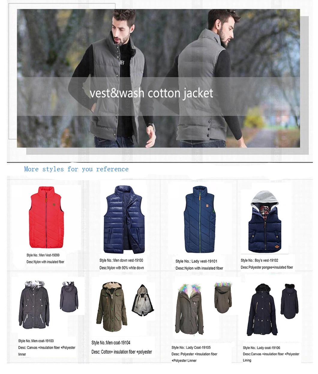 Lightweight Packable Down Vest Winter Windproof Outerwear