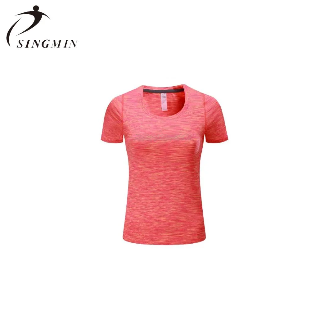 Women Casual Short Sleeve Loose Gym Tops Yoga T-Shirts Sportswear Workout Running Tee