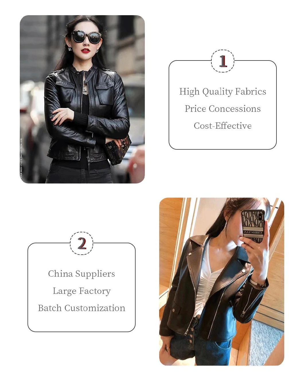 Casual Warm Leather Jacket Outerwear