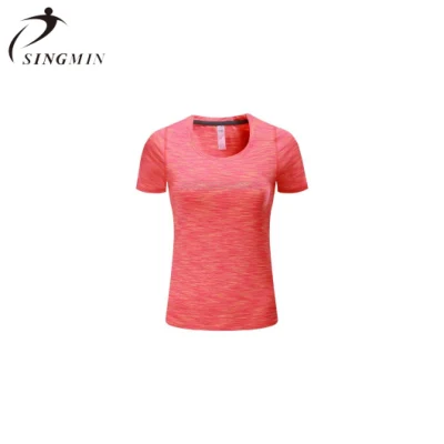 Magliette da palestra larghe da donna a maniche corte casual Magliette da yoga T-shirt da allenamento per abbigliamento sportivo